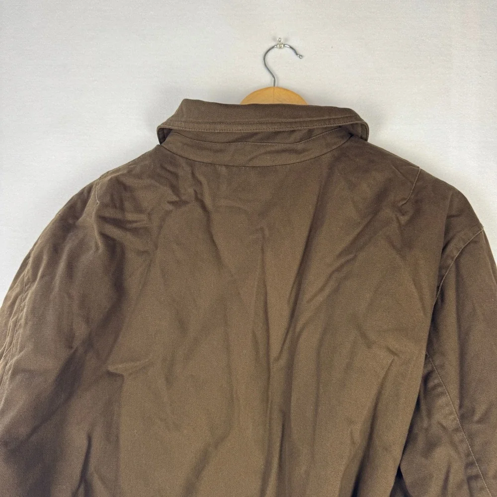 Mode of One Mens Multi Pocket Bomber Jacket Dark Walnut Brown XL 100194438MN